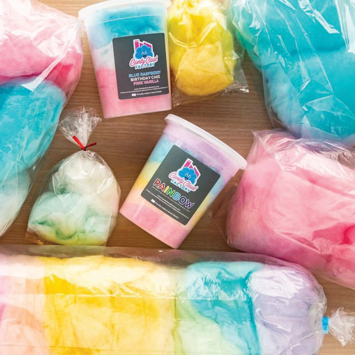 Candy cloud factory cotton candy