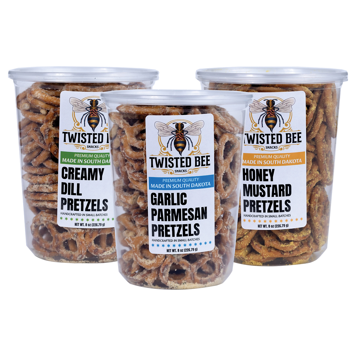 Twisted bee snacks