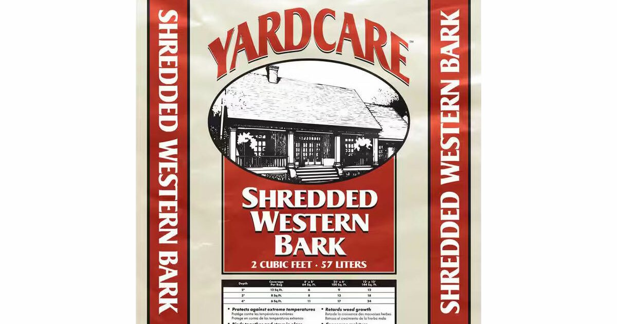Yardcare Shredded Western Bark 2-cu.ft.