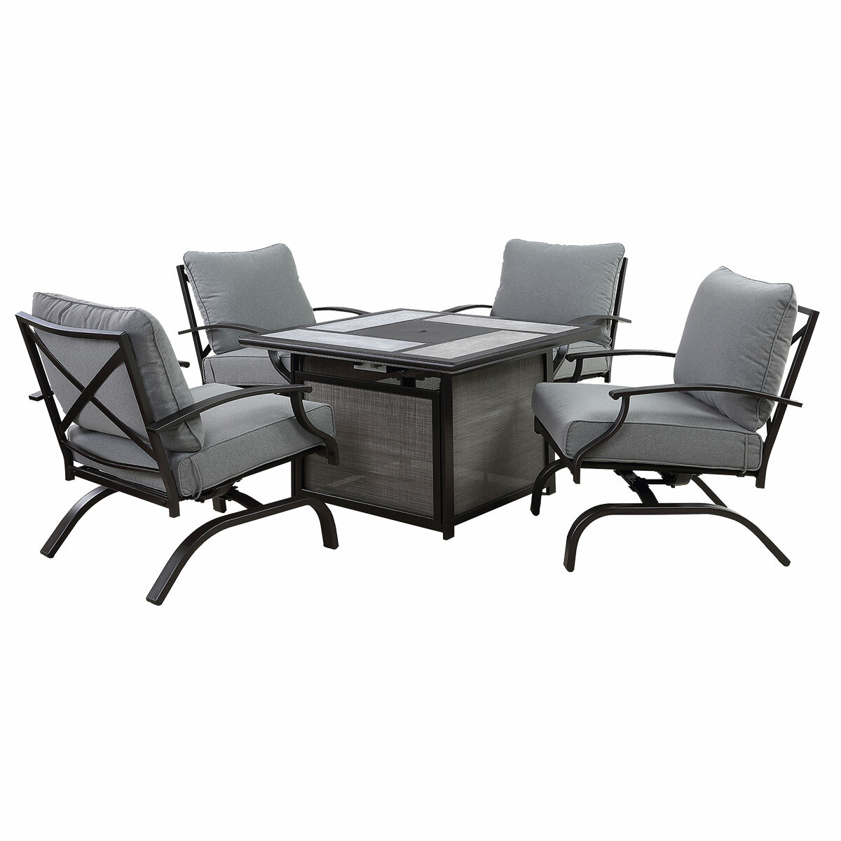 Canzo 5 piece fire pit set