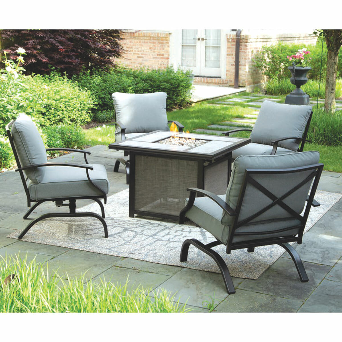 Canzo 5 piece fire pit set