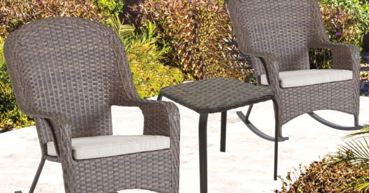 Wicker Rocker Lp Lewis Drug | Greenwich Wicker 3-pc. Rocker Set