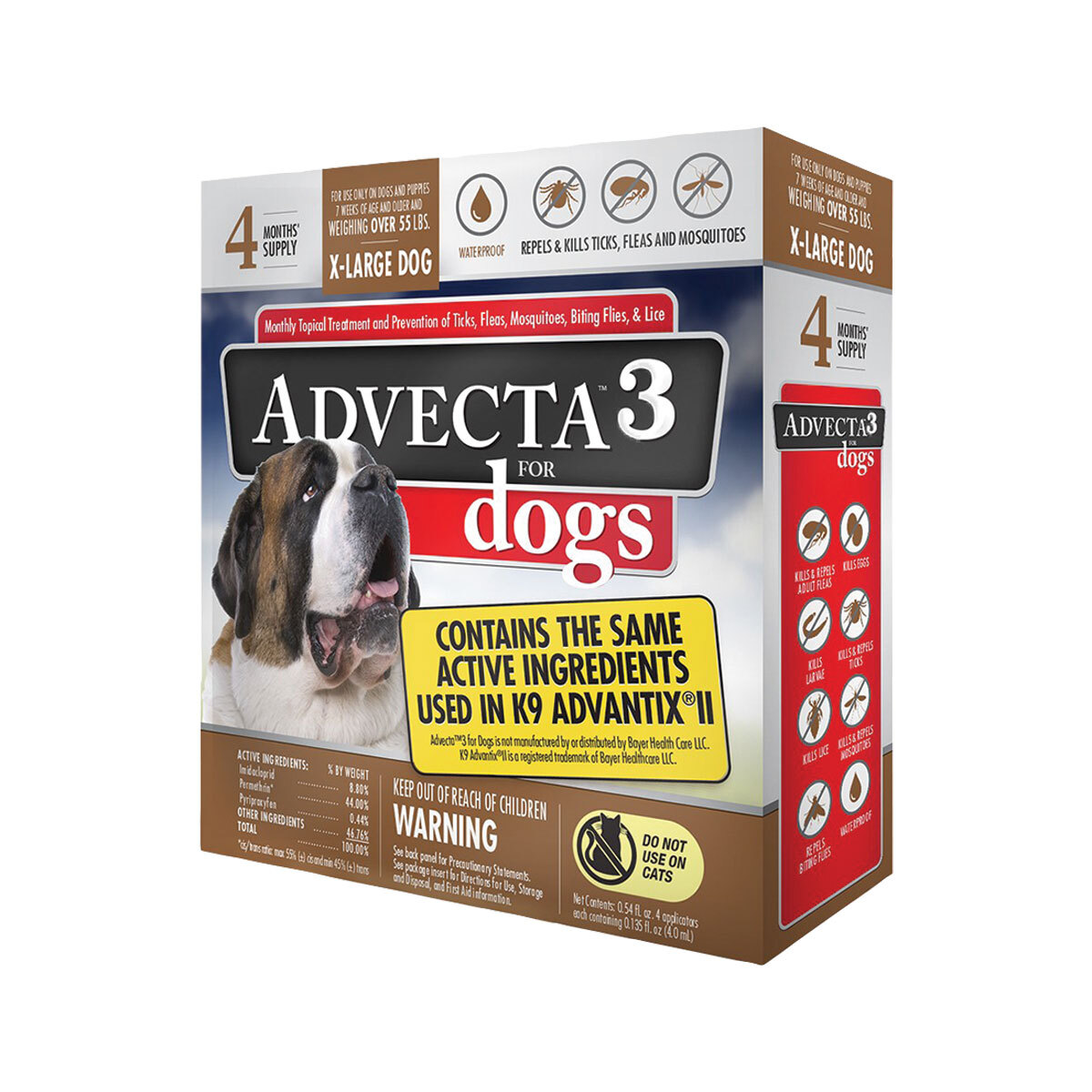 Advecta Flea & Tick for Dogs 4-pk.