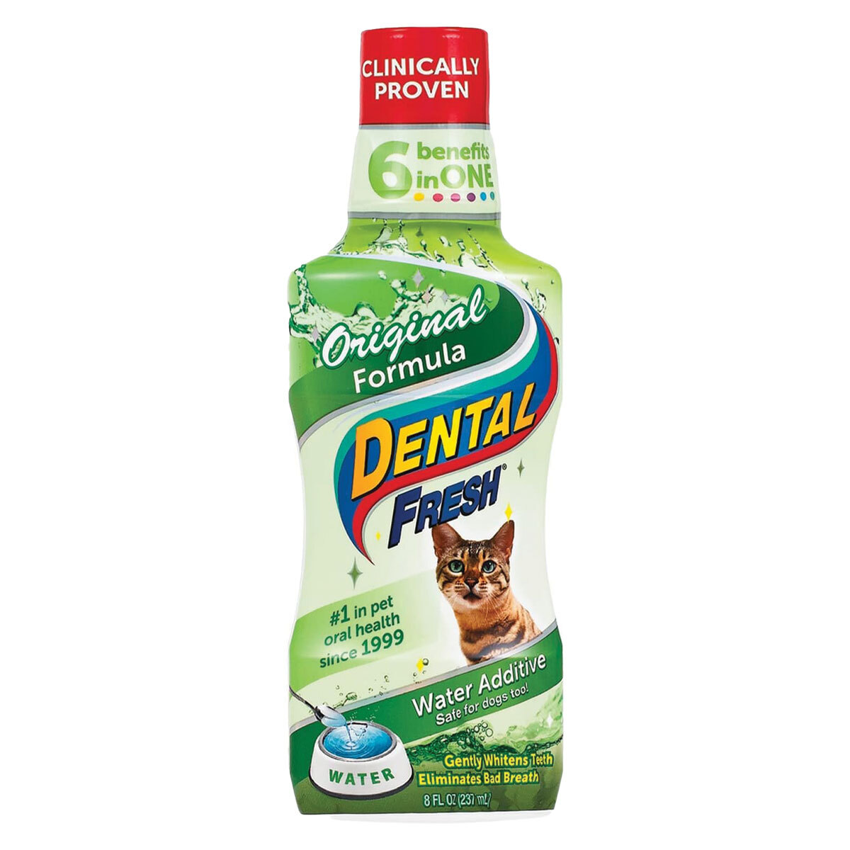 Dental Fresh Water Additive for Cats 8-oz.