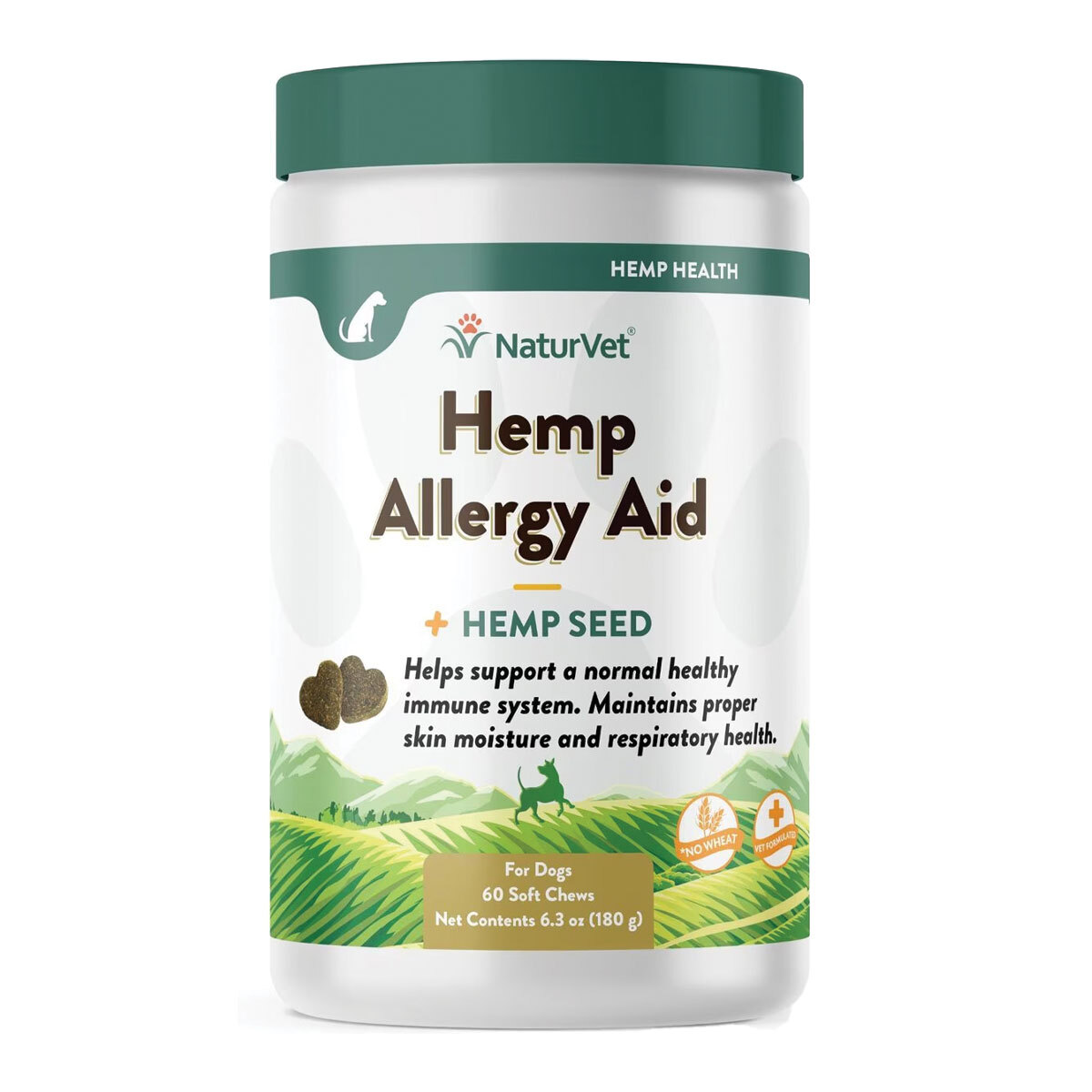 Naturvet Hemp Allergy Chew 60-ct.