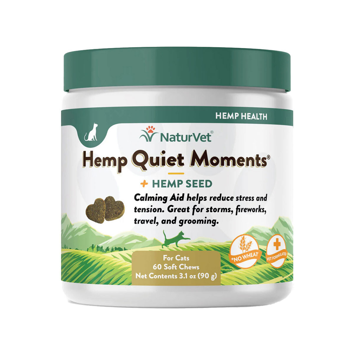 Naturvet Hemp Cat Quiet Chew 60-ct.