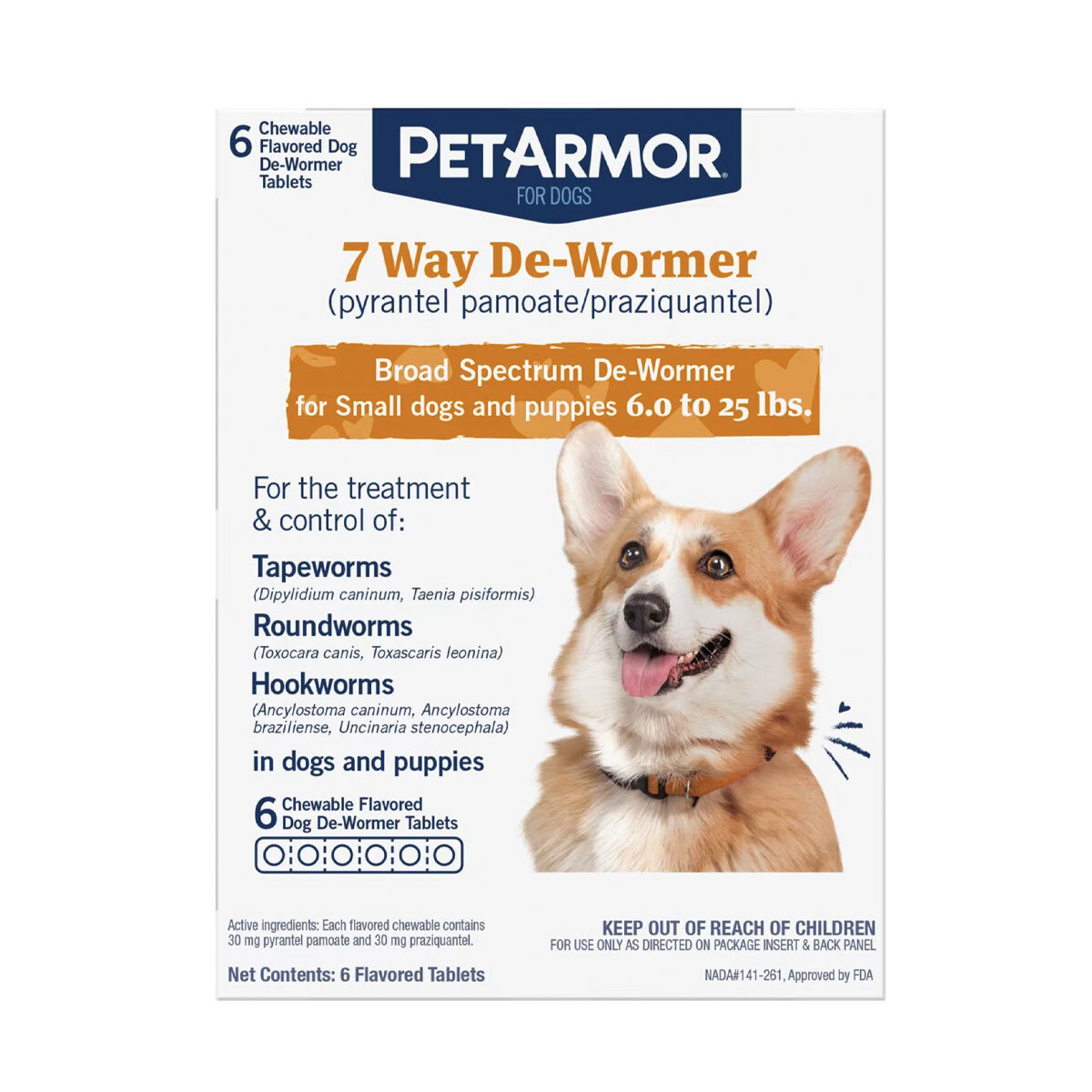 Pet Armor De-Wormer for Dogs