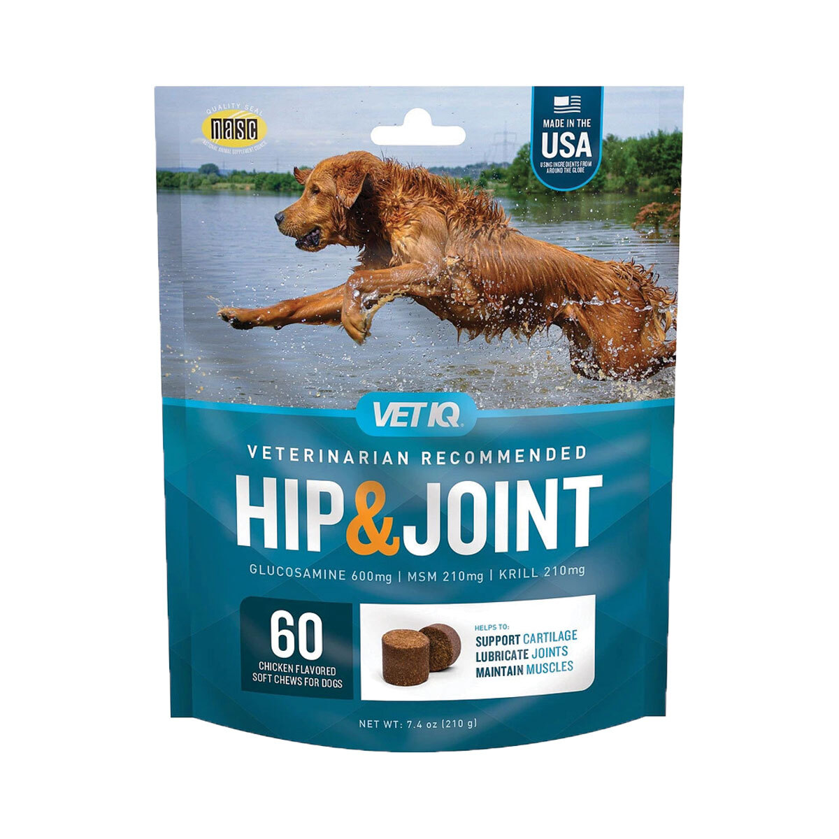 VetIQ Hip & Joint 60-ct.