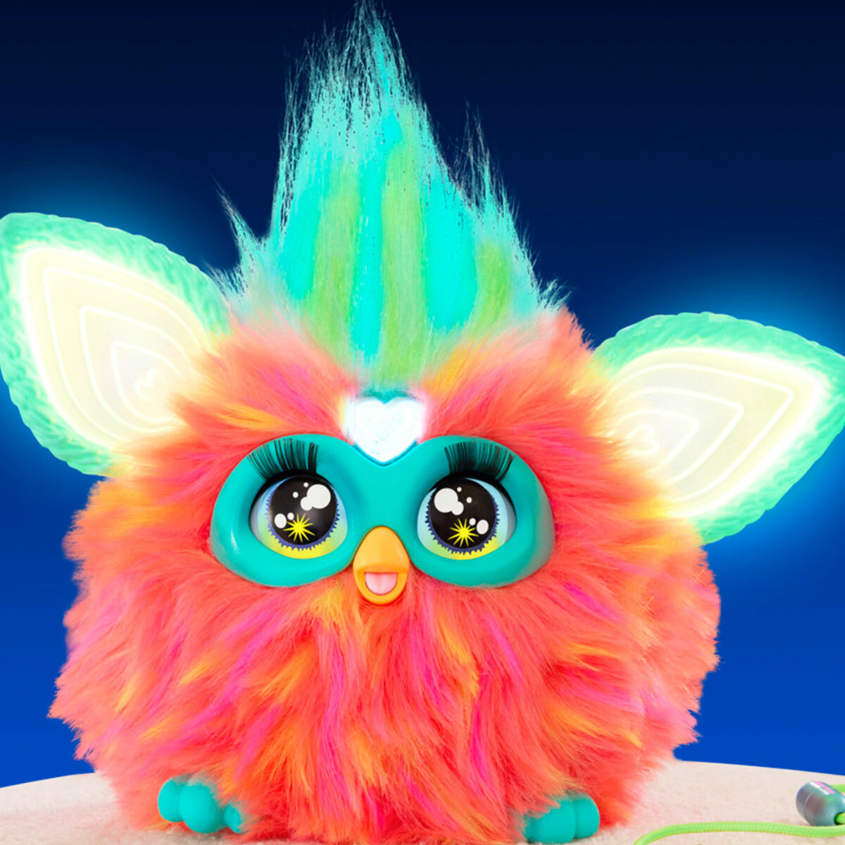 Glowing Orange Furby