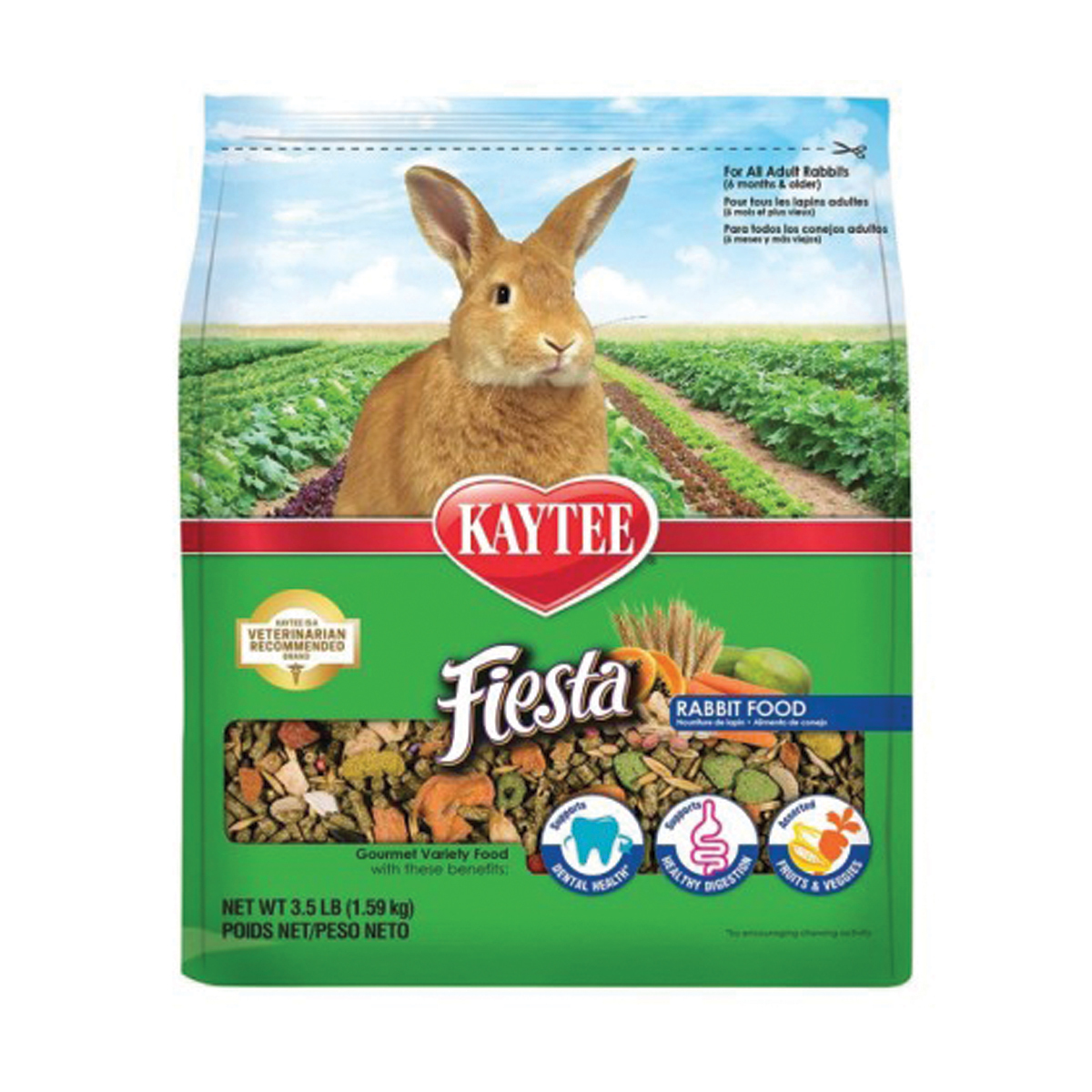 Kaytee Fiesta Rabbit Food 3.5 pounds