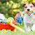 Pet Toys App Reward: Dog running with rope in his mouth